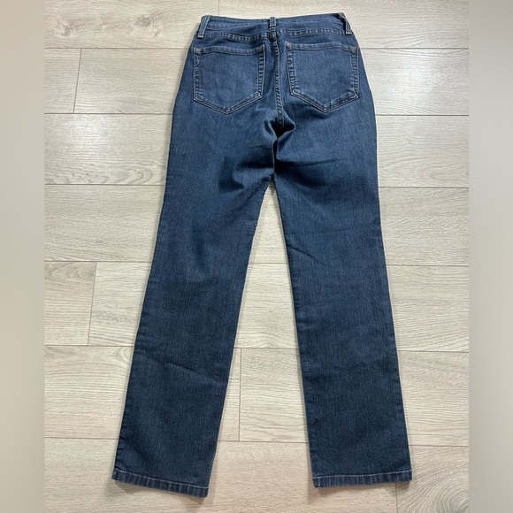 NYDJ Medium Wash Straight Leg High Rise Jeans - Picture 3 of 10